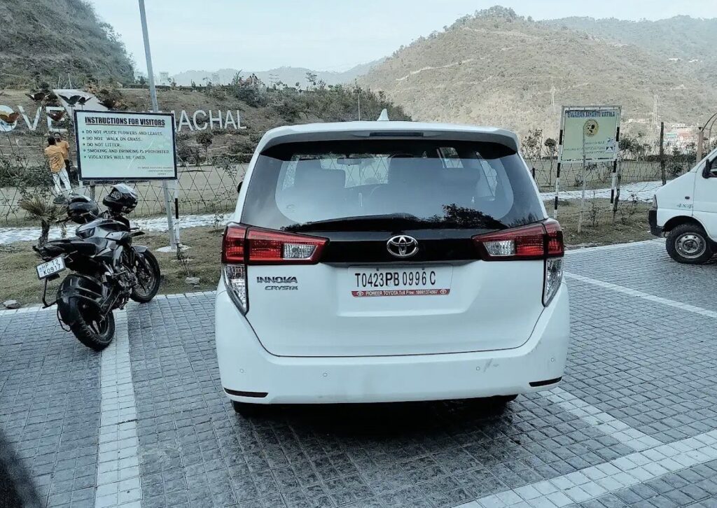 innova Crysta on Hire in Chandigarh