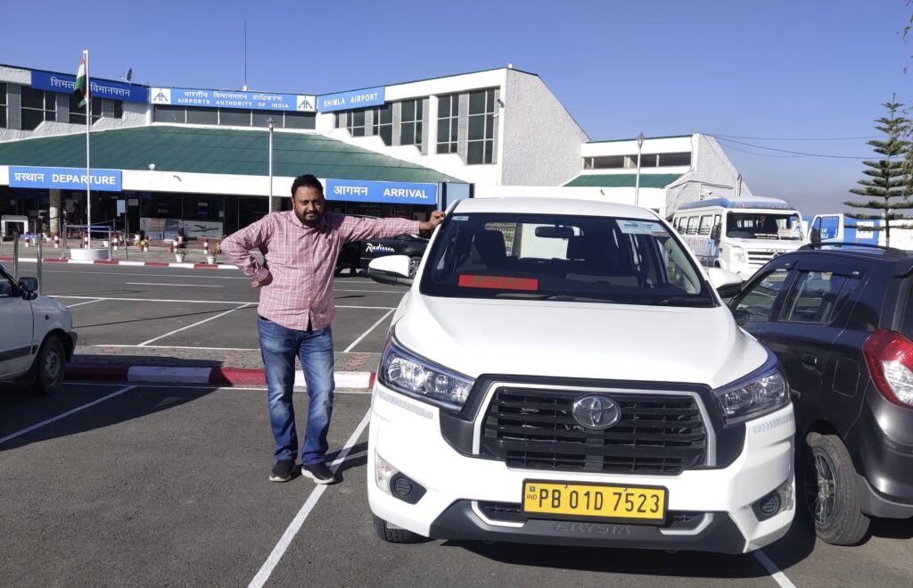 Innova Crysta Taxi Service in Chandigarh For Himachal Tours and Aiport Pickup and Drops
