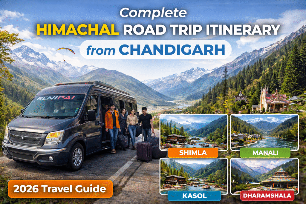 Road Trip of Himachal Itinerary