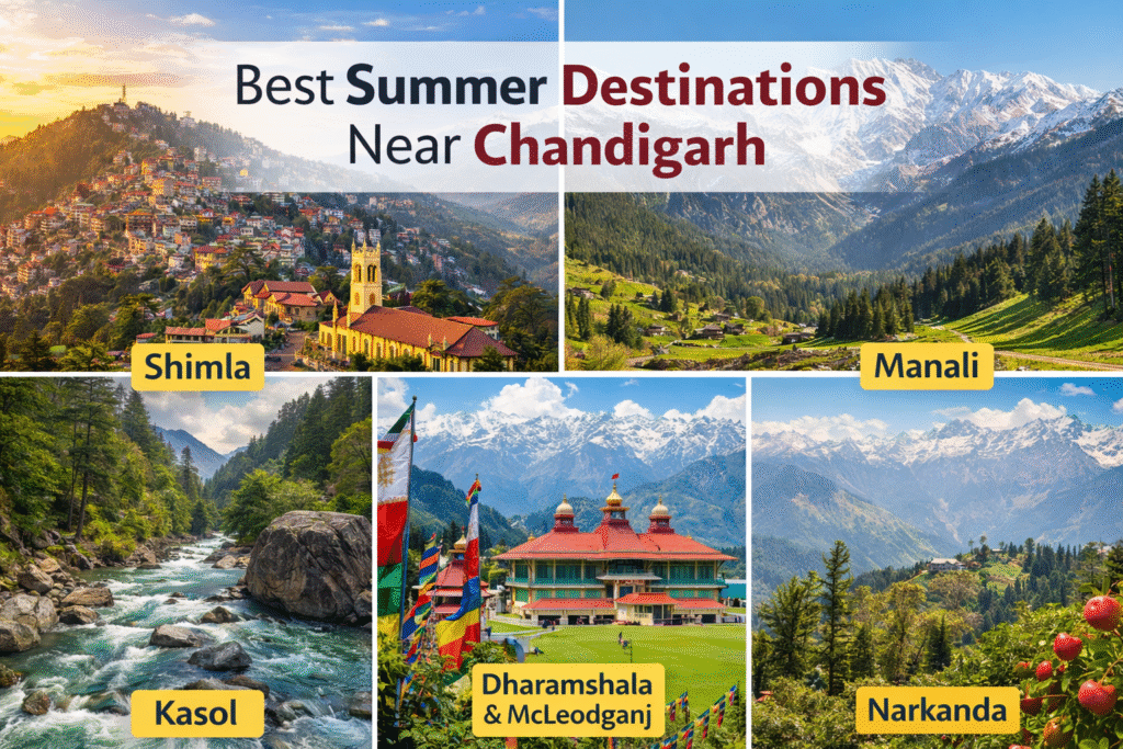 Best summer destinations near Chandigarh